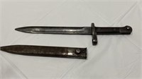 M38 WWII Mauser Bayonet with scabbard - Measures