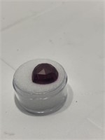 Cut and Faceted Madagascar ruby 13.2 carat pear