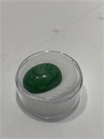 Cabochon Brazilian Emerald 16.0 carat oval