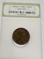 1909-1958 Lincoln wheat cent penny