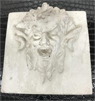 Hand Carved Facial Plaque