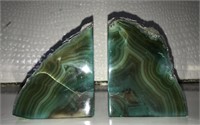 Pr Stone Geode Bookends/Displays