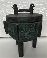 Fancy Lidded Container on Legs