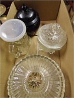 Clear Candy Dishes & Misc