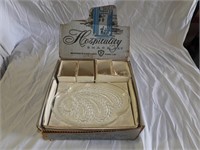 Hospitality Snack Set Federal Glass in Box