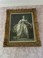 MADAME BERGERET IN GOLD GUILDED FRAME