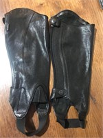 Childs Med DUBLIN LEATHER HALF CHAPS