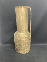 Tall Decorative 25”  Basket Weave Container