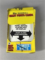 PARTIAL WAX BOX OF TOPPS GIANT PHOTO CARDS