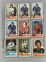 (18) VINTAGE HOCKEY CARDS