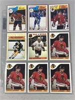 (18) VINTAGE HOCKEY CARDS