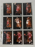 (18) MICHAEL JORDAN BASKETBALL CARDS