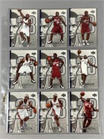 (18) LEBRON JAMES BASKETBALL CARDS