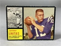 1962 TOPPS JOHNNY UNITAS #1