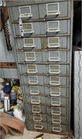 Twenty-Two Drawer, Heavy Duty Steel Cabinet