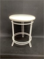 Iron Sitting Stool with Cushion Top