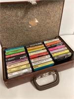 Cassette case with cassettes