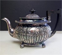 1800s Hard Solder Silver TeapotMartin Hall
