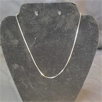 14kt White Gold Necklace 15.5" 2.4gr