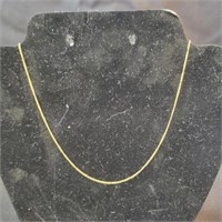 14k Gold Necklace - 15" - 0.3gr