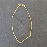 14kt Gold Bracelet 7" 1.1gr
