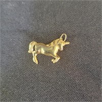 14k unicorn charm 0.4gr