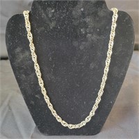 .925 Silver Necklace 30" 47.7gr