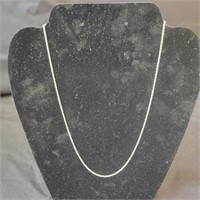 .925 Silver Necklace 18" 1.4gr