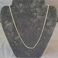 .925 Silver Snake Chain Necklace 29" 5.9gr