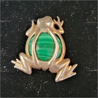 .925 Silver Frog Pin/Charm