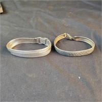 2 - .925 Silver Bracelets 45.9g