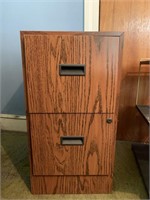2 drawer metal filing cabinet 28Hx18Wx15D