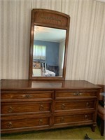 6 drawer dresser with mirror by White Fine