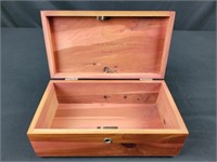 Cedar Box w/Key Rumple Furniture Co. Elkin NC
