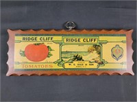 W.E Sale & Son Ridge Cliff Advertisement on