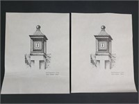 "Northwestern Clock Elkin NC" Prints 8"x10"