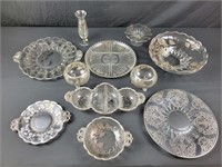 Silver Edged Platters & Bowls