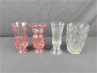 3- Glass Vases