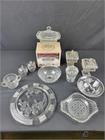 Crystal Candy Boxes, Plates Platters & Cups