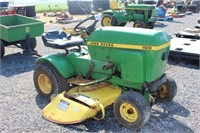 JD 100 lawn tractor, round fenders