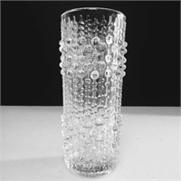 Czech Sklo Union Candle Wax Glass Vase