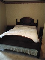 Custom Made Cherry Queen Bed Includes