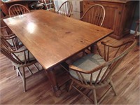 Custom Made Pine Rustic Harvest Table