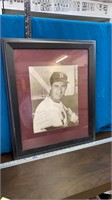 Ted Williams Framed Picture Autographed to Joe