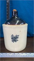Western Stoneware Salt-glaze Whiskey Syrup Jug
