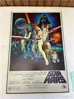 Wooden Star Wars Poster