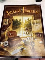 "American Fisherman" Tin Sign