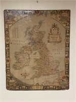 National Geographic Magazine Map of British Isles