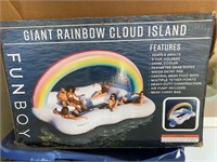 Giant Rainbow Cloud Island Float