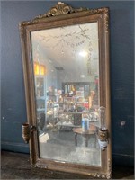 Antique electrified mirror